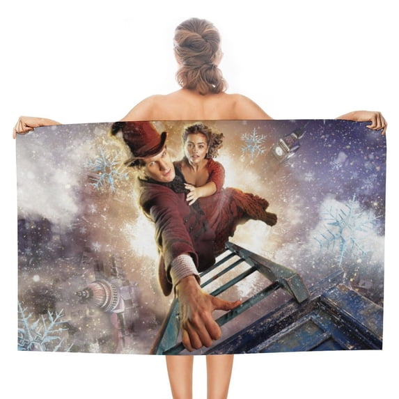 Doctor Who Beach Towel Microfiber Oversized Lightweight Beach Towel Extra Large Sand Free Towels Travel Swim Pool Yoga Gym Camping Beach Essentials Accessories Vacation Gift 51*31 Inch