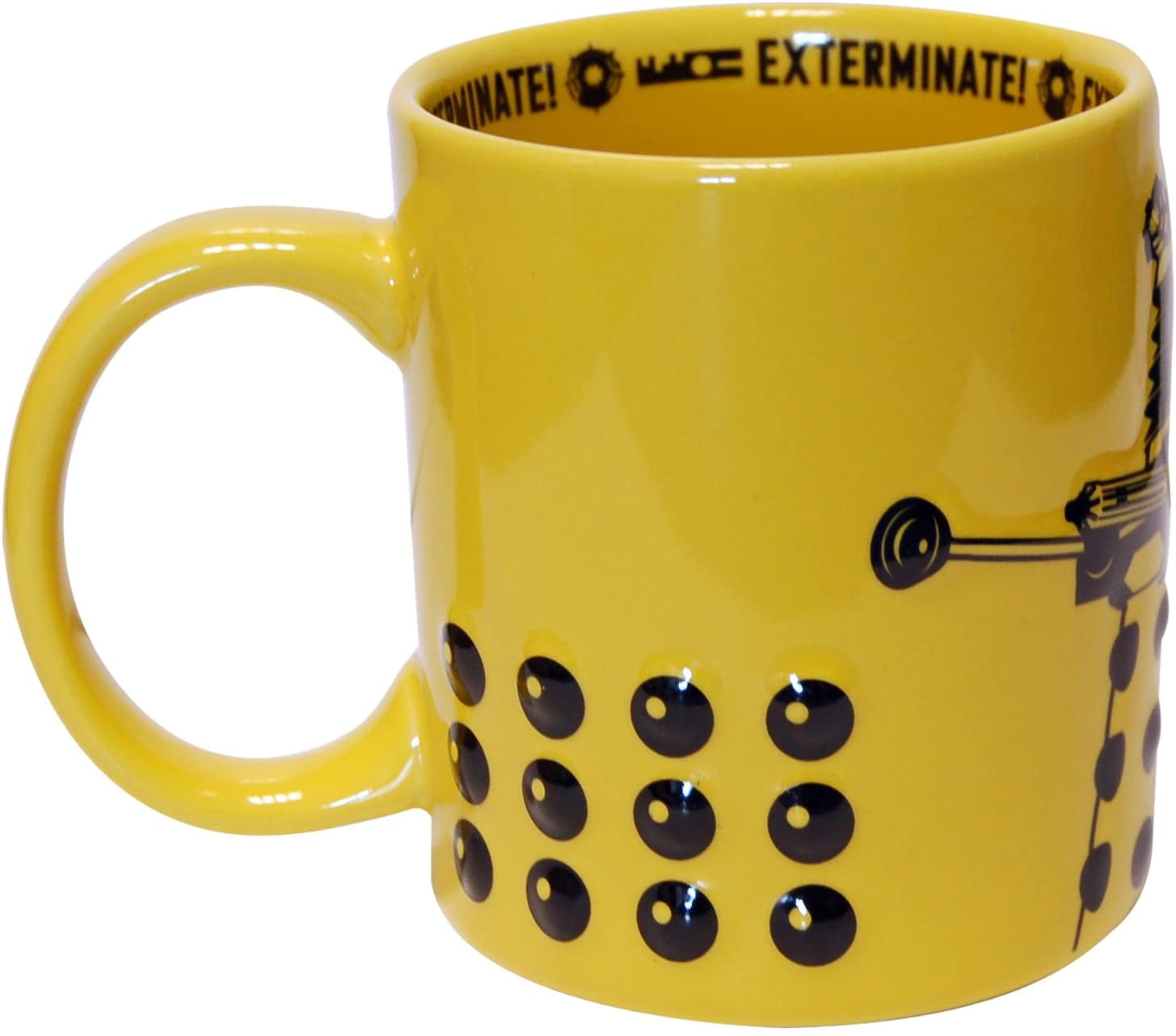 Doctor Who Dalek 2D Mug (Yellow) by Underground Toys