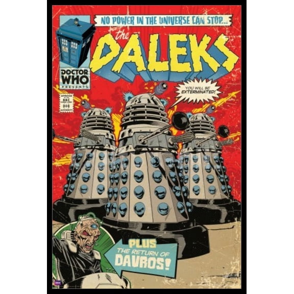 Doctor Who - Dalek Comic Laminated & Framed Poster (24 x 36)