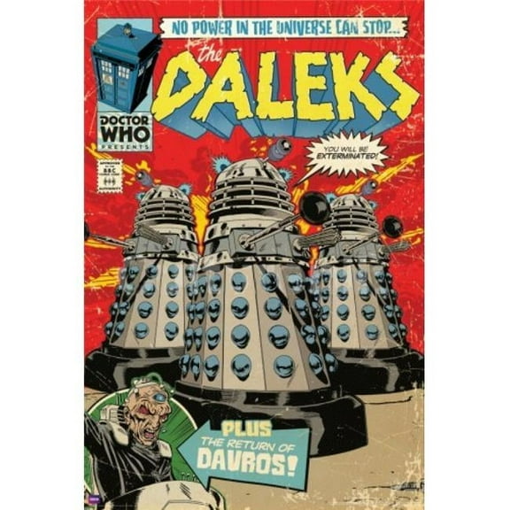 Doctor Who - Dalek Comic Poster Print