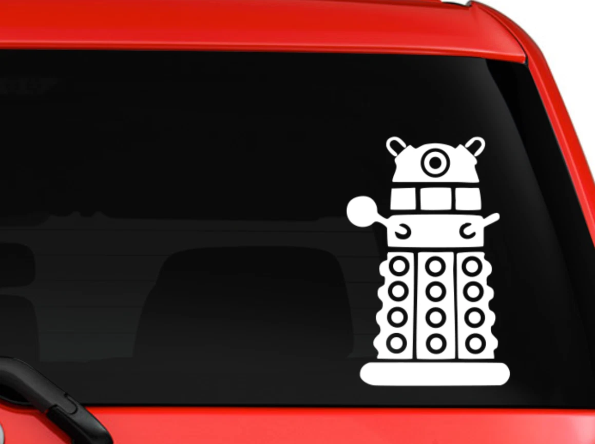 Doctor Who Dalek Robot Car Truck Laptop Macbook Window Decal Sticker6 ...