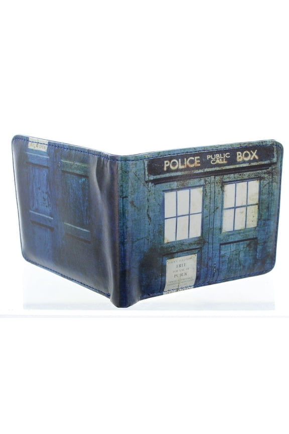 Distressed TARDIS Bi-Fold Wallet