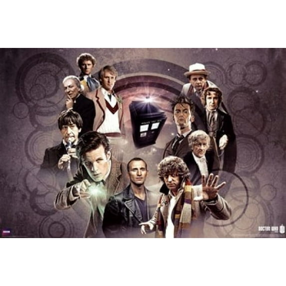 Doctor Who - Doctors Collage Laminated Poster (36 x 24)