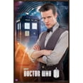 thumbnail image 1 of Doctor Who - Framed TV Show Poster (The Dr. & The Tardis) (Matt Smith) (Antique Copper / Gold Aluminum Frame), 1 of 5