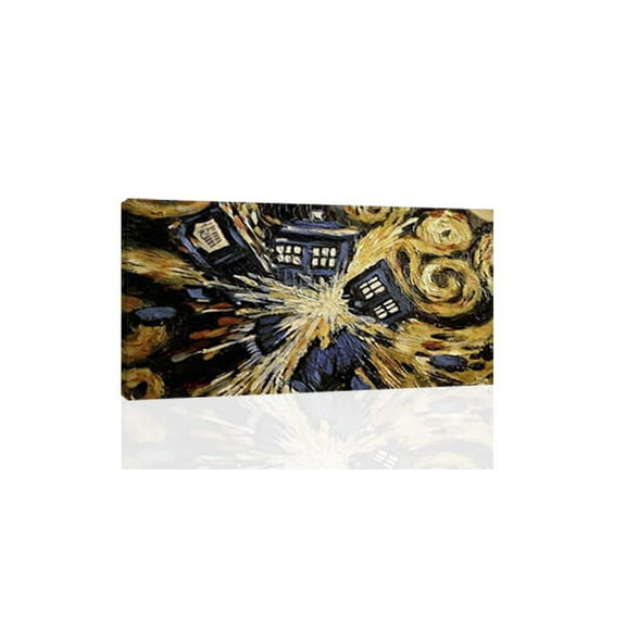 Doctor Who III Exploding Tardis - CANVAS OR PRINT WALL ART