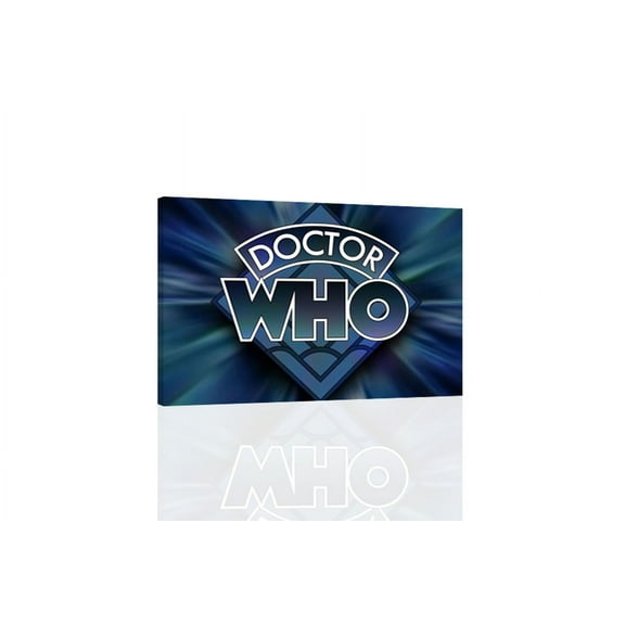 Doctor Who Logo - CANVAS OR PRINT WALL ART