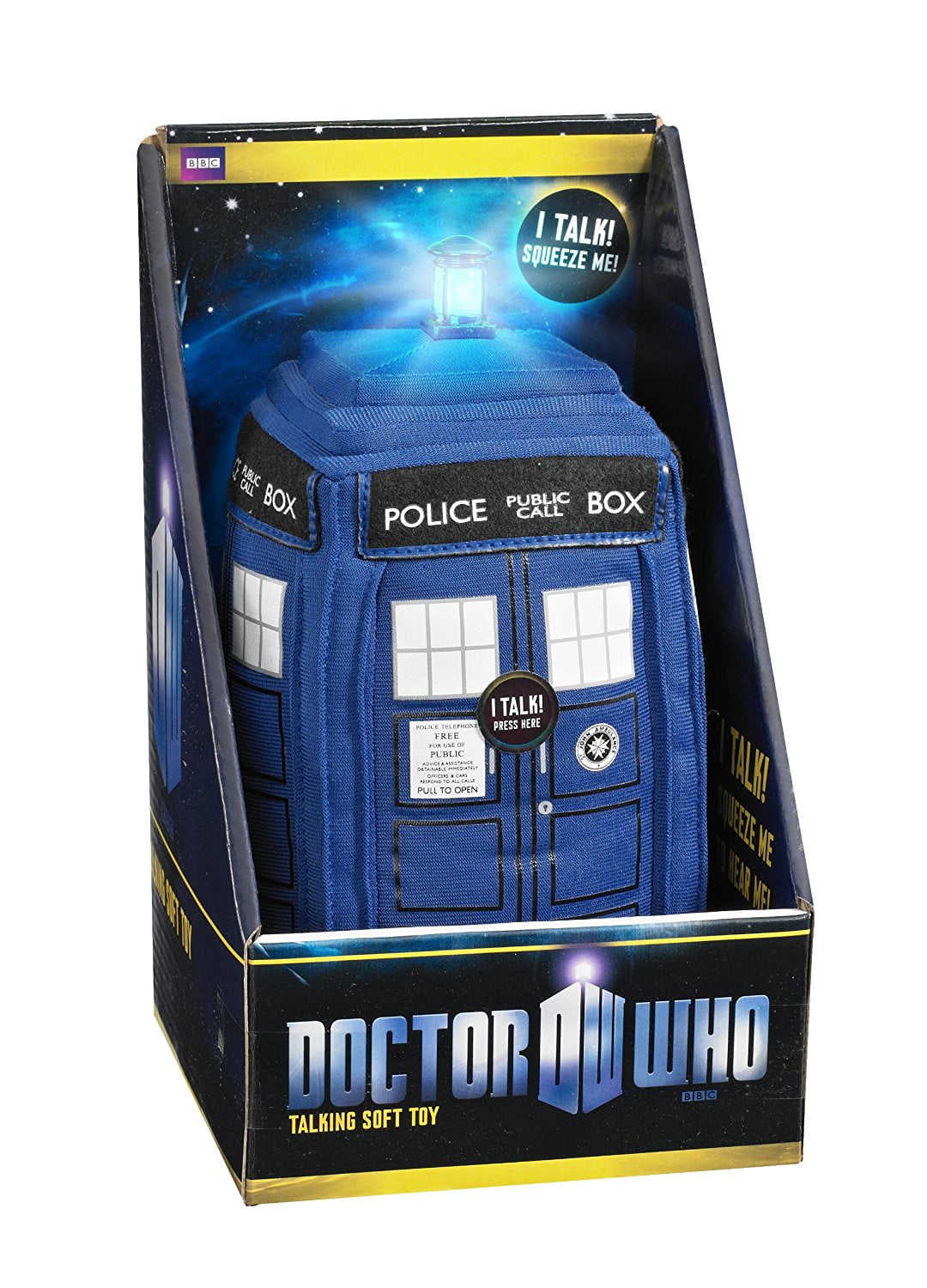 UNDERGROUND TOYS Doctor Who Medium Talking Plush: Tardis