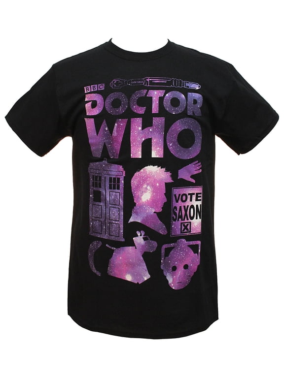 Mens Cosmic Space Character Silhouette Licensed T-Shirt