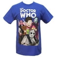 thumbnail image 1 of Doctor Who Mens  T-Shirt - 11th Doctor Cartoon Style Mayhem (2X-Large), 1 of 3