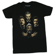 Doctor Who Mens T-Shirt - Album Style 11th, 12th, 13th Doctor X-Small