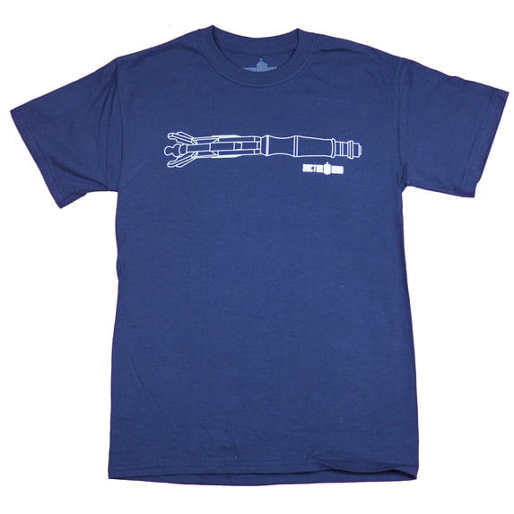 Doctor Who Mens T-Shirt - Sonic Screwdriver Outline Image (Large ...