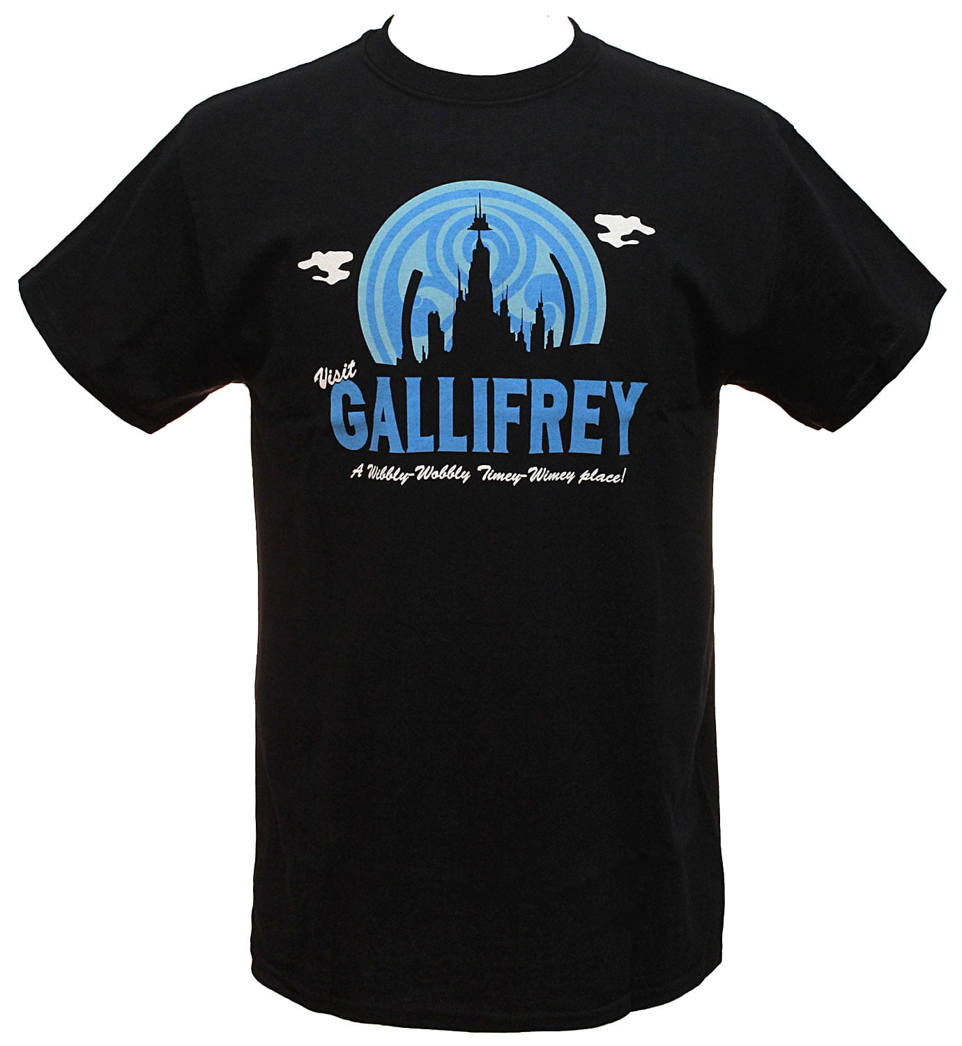 Doctor Who Mens T-Shirt - Visit Gallifrey A Wibbly Wobbly Timey Wimey ...