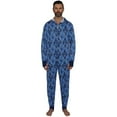 thumbnail image 1 of Doctor Who Mens Union Suit Hooded Pajama Blue Costume, Doctor Who, Size: S/M, 1 of 3