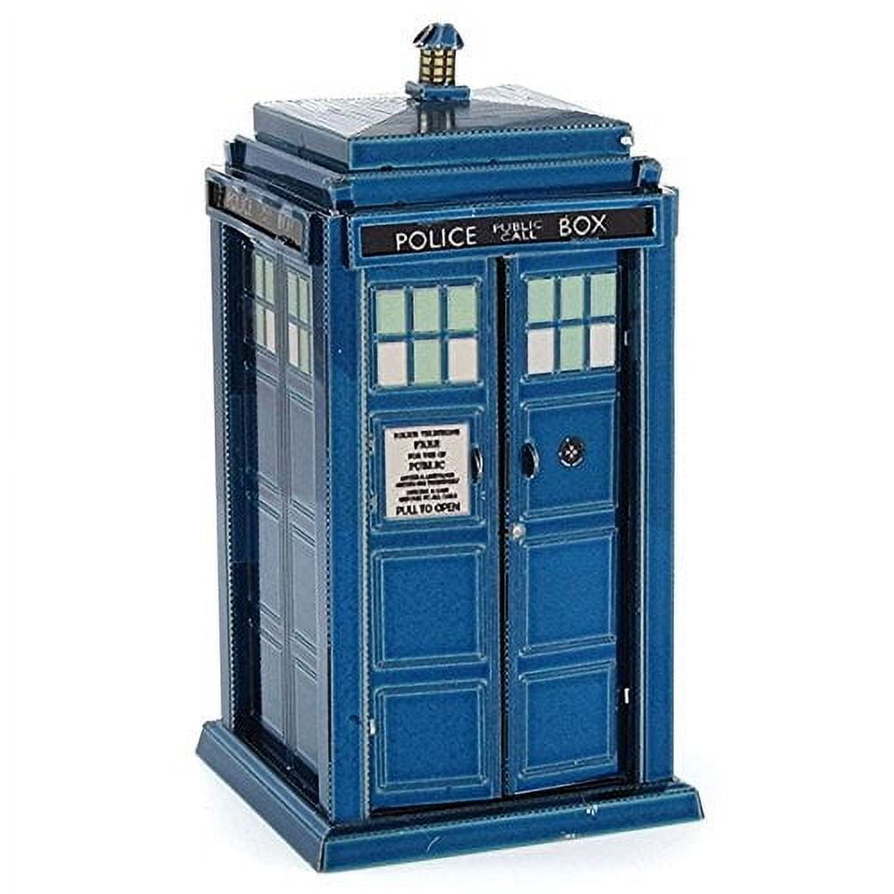 FASCINATIONS Doctor Who Metal Earth No Glue Model Building Kits, Blue, 0.2 lbs
