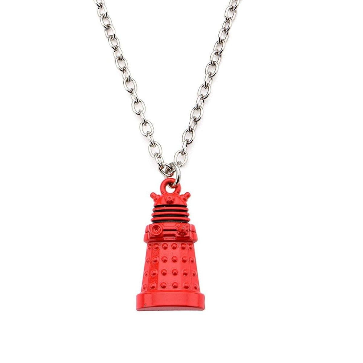 ANIMEWILD Doctor Who Red Dalek 3D Pendant Necklace