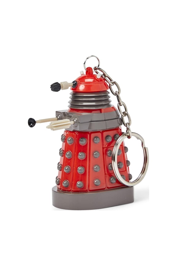 Red Dalek Keychain Torch