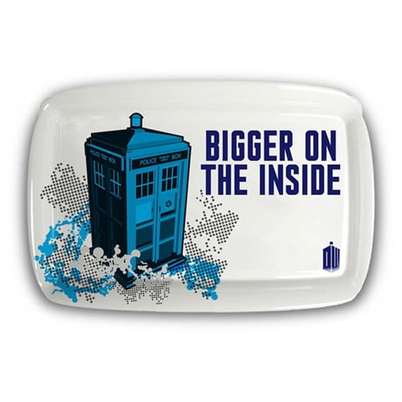 Doctor Who TARDIS "Bigger on the Inside" Serving Tray