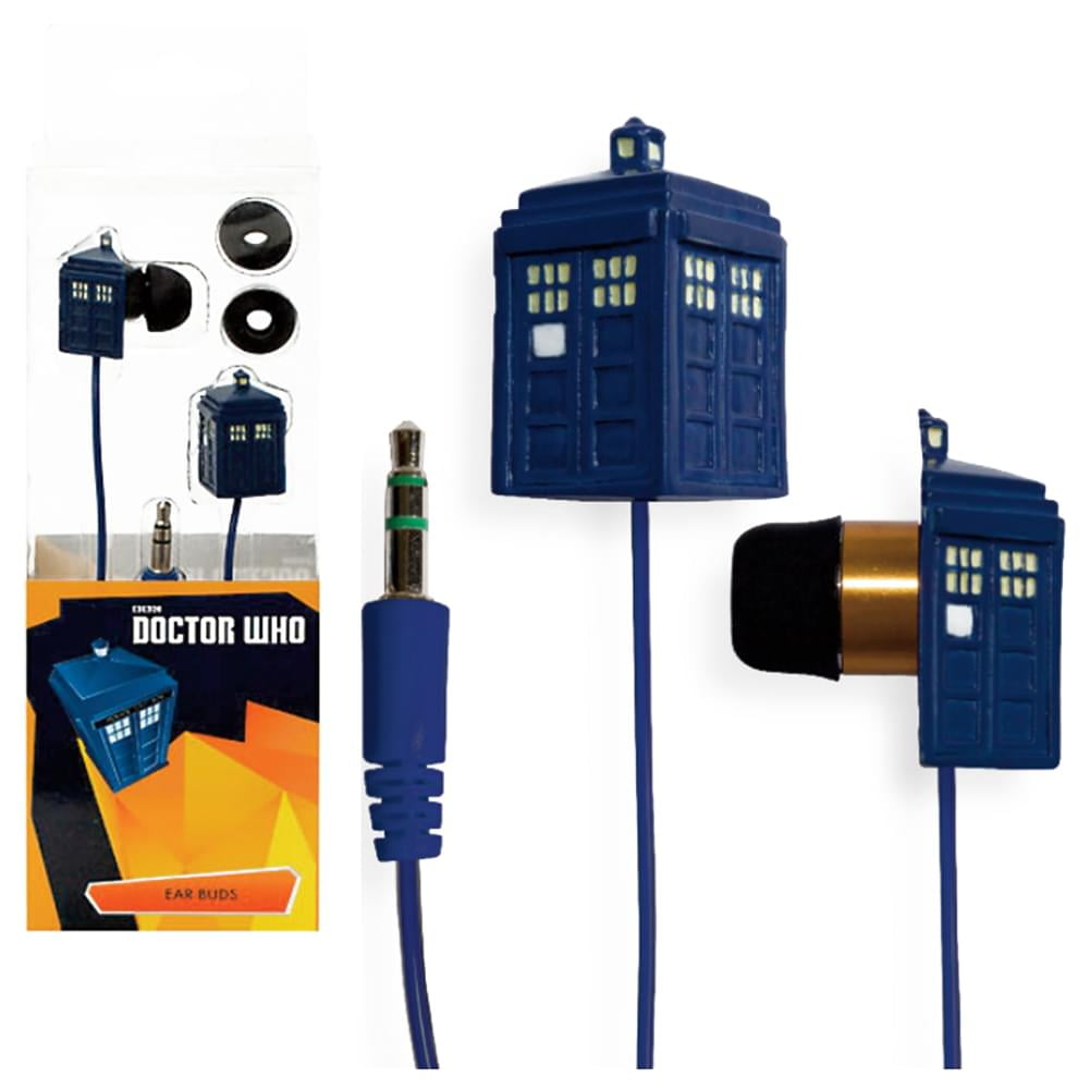 Doctor Who TARDIS Ear Buds Walmart Business Supplies