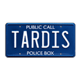 thumbnail image 1 of Doctor Who | TARDIS | Metal Stamped Vanity License Plate, 1 of 2
