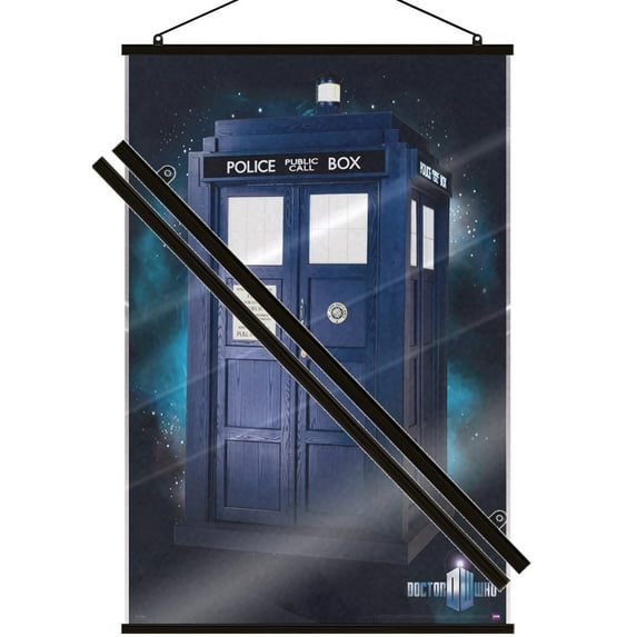 Doctor Who - TV Show Poster (The New Tardis) (Size: 24" x 36") (Laminated Poster & Black Hanger)