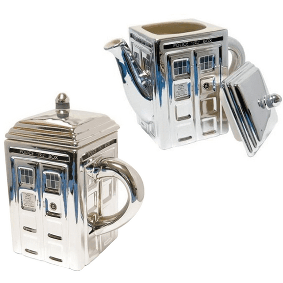 Doctor Who Tardis Themed Teapot And Mug Set