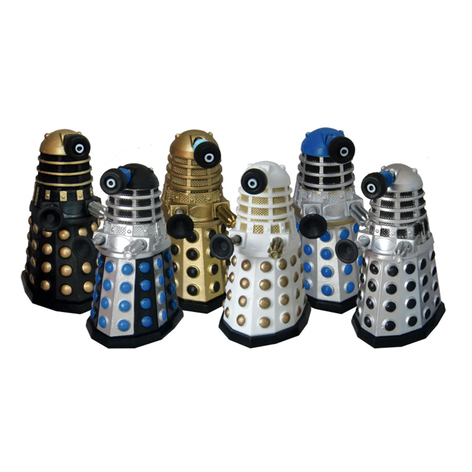 Doctor Who The Daleks of Skaro Mini Bobble Figurine Multi