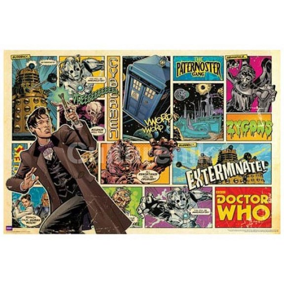 Doctor Who - The Paternoster Gang Comic Strip Poster - 22 x 34 inches