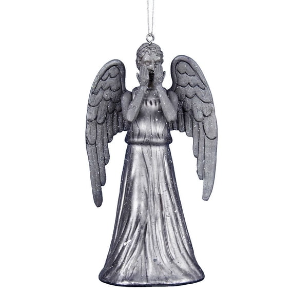 Doctor Who Weeping Angel Glass Ornament