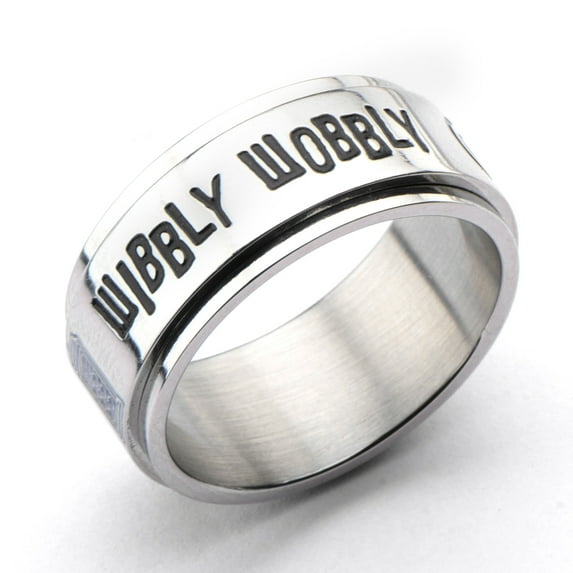 Doctor Who Wibbly Wobbly Timey Wimey Spinner Ring | 7