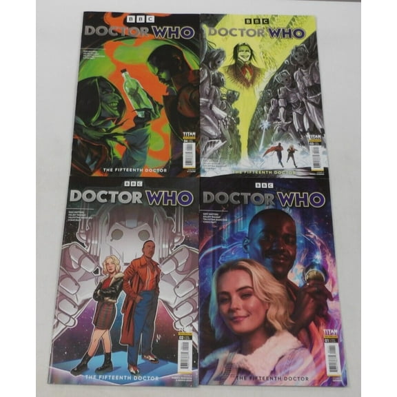 Doctor Who: the Fifteenth Doctor #1-4 VF/NM complete series A Variants - BBC ; Titan