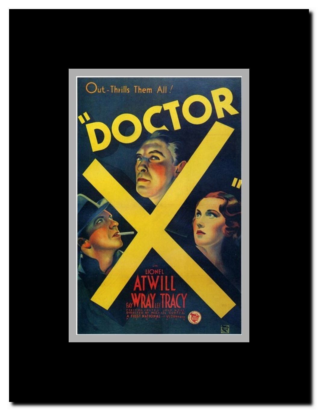Doctor X Framed Movie Poster