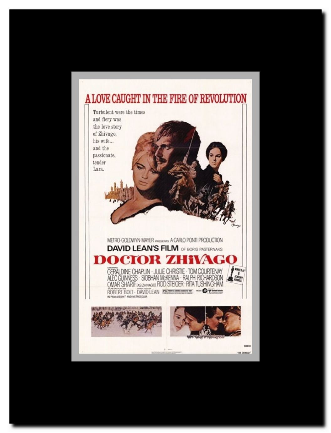 Doctor Zhivago Framed Movie Poster