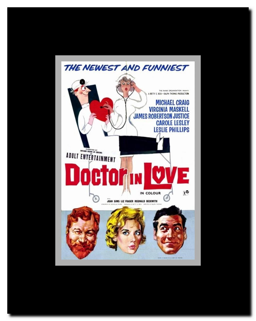 Doctor in Love Framed Movie Poster