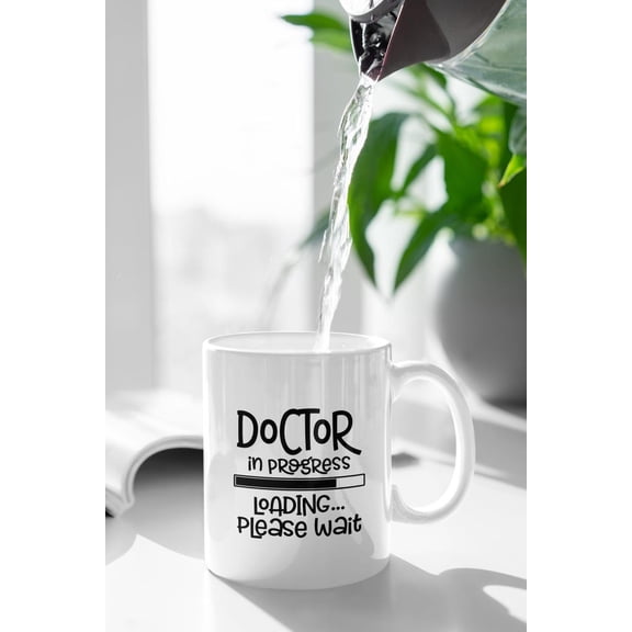 Doctor in Progress Mug Med Student Gift Future Doctor Loading Please Wait Mug MediC1Al School Coffee Cup Residency GifT1 Idea