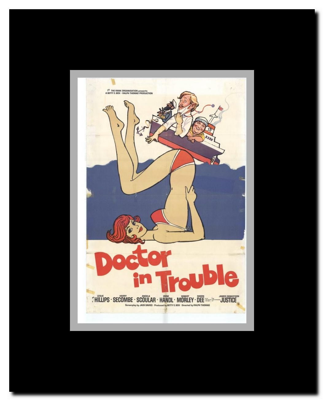 Doctor in Trouble Framed Movie Poster