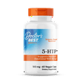 thumbnail image 1 of Doctor's Best 5-HTP, Non-GMO, Vegan, Gluten Free, Soy Free, 100 mg, 60 Veggie Caps, 1 of 6