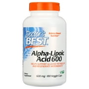 Doctor's Best Alpha-Lipoic Acid, 600 mg 180 Veggie Caps