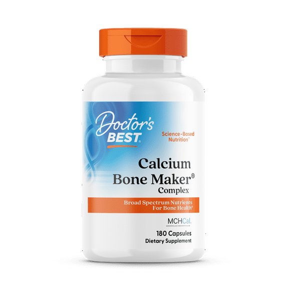 Doctor's Best Calcium Bone Maker® Complex, 180 Capsules