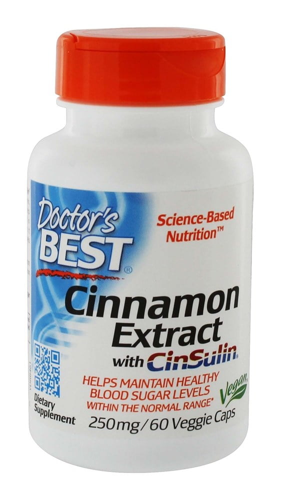Doctor's Best Cinnamon Extract with CinSulin 250 mg. 60 Vegetable