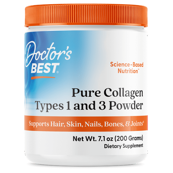 Doctor's Best Collagen (Types 1 and 3) Powder, 7.1 Oz.