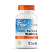 Doctor’s Best CoQ10/L-Carnitine/Magnesium helps support Energy to the Heart, Non-GMO, Gluten Free, Soy Free, and Vegan