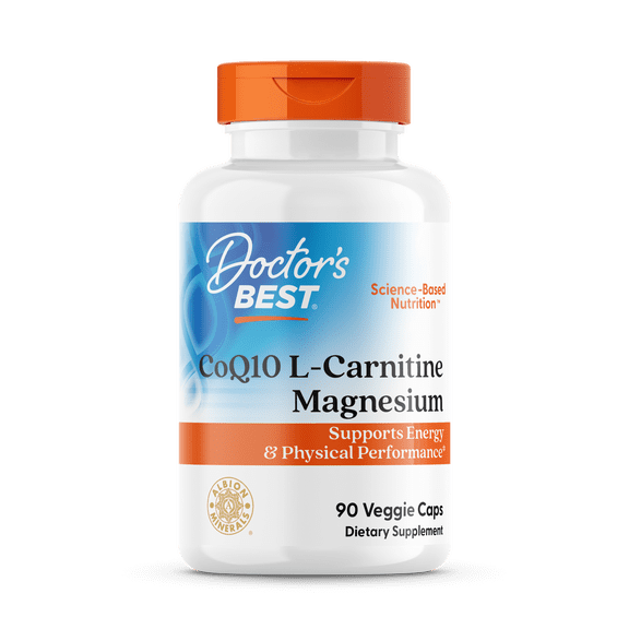 Doctors Best CoQ10/L-Carnitine/Magnesium helps support Energy to the Heart, Non-GMO, Gluten Free, Soy Free, and Vegan