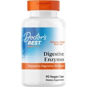 Doctors Best Digestive Enzymes, Supports Digestive Wellness, Non-GMO, Vegetarian 90 Veggie Caps