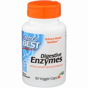 Doctors Best Digestive Enzymes, Supports Digestive Wellness, Non-GMO, Vegetarian 90 Veggie Caps