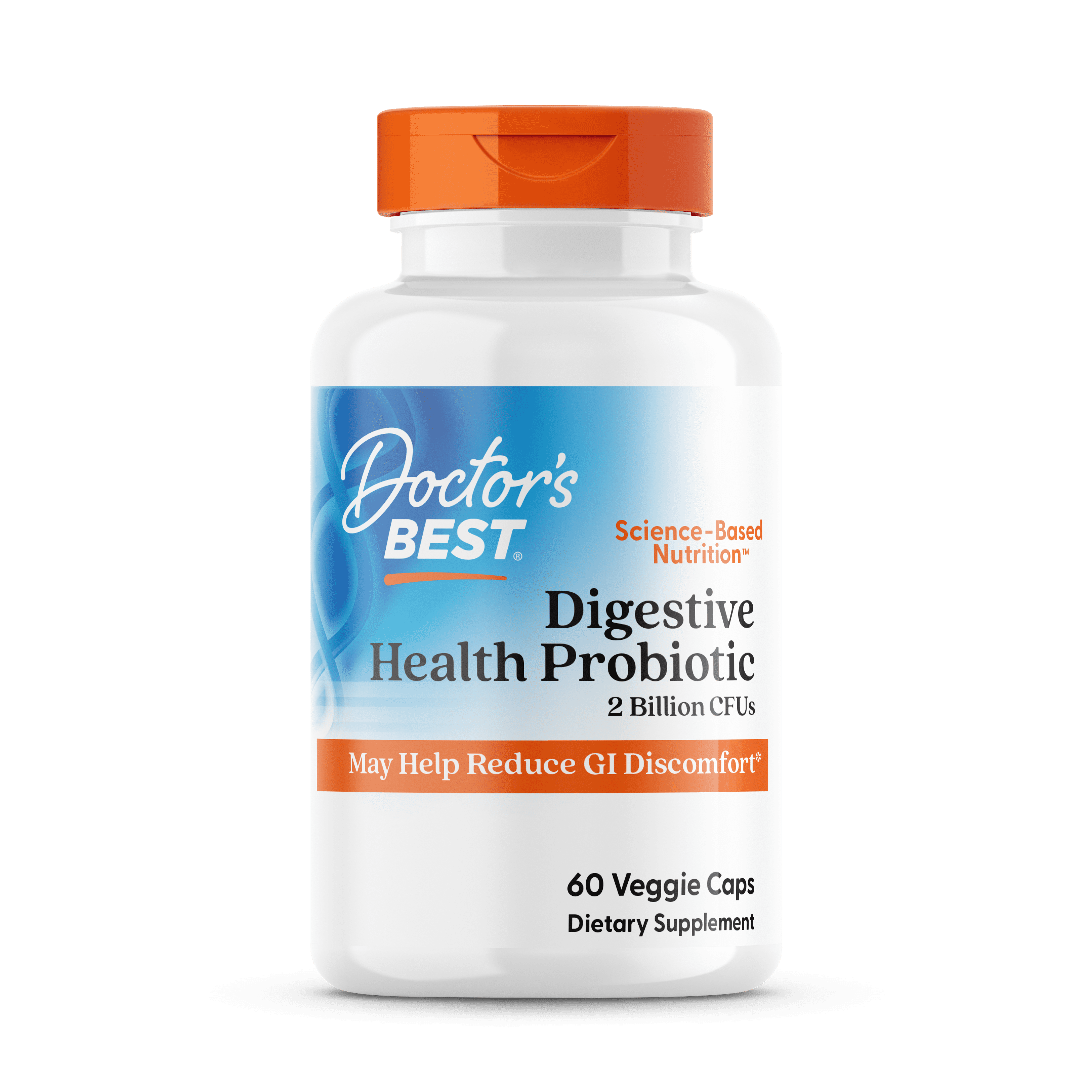 Doctor's Best Digestive Health Probiotic 2 Billion with LactoSpore