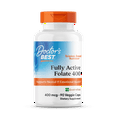 thumbnail image 1 of Doctor's Best Fully Active Folate with Quatrefolic, Non-GMO, Vegan, Gluten Free, 400 mcg, 90 Veggie Caps, 1 of 6