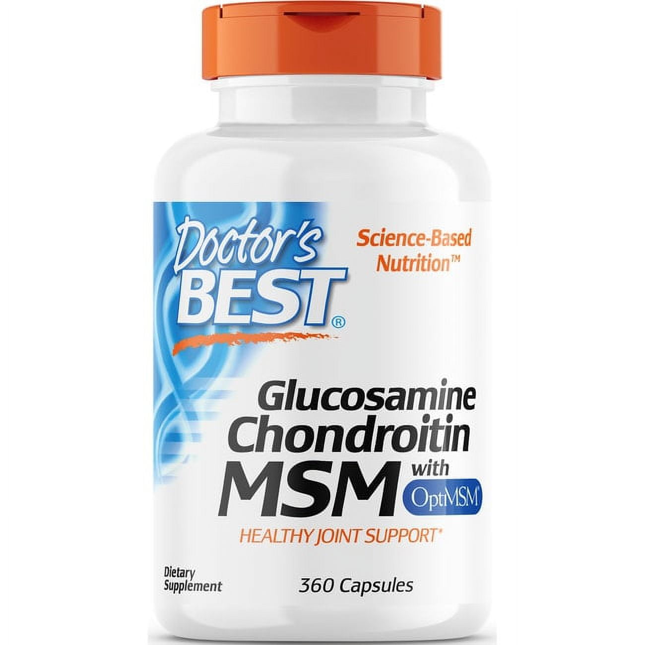 Doctors Best Glucosamina condroitina MSM + ácido hialurónico, 150 cápsulas
