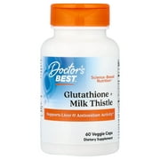 Doctors Best Glutathione + Milk Thistle , 60 Veggie Caps