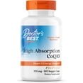 thumbnail image 1 of Doctors BEST High Absorption CoQ10, Heart & Energy Support, USP Verified, Naturally Fermented CoQ10, Non-GMO, Gluten Free, Soy Free, Vegan 360 Veggie Caps, 1 of 5