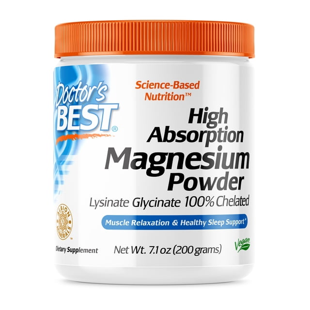 Doctor's Best High Absorption Chelated Magnesium Glycinate Lysinate ...